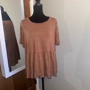 24/7 Solid Babydoll Tee